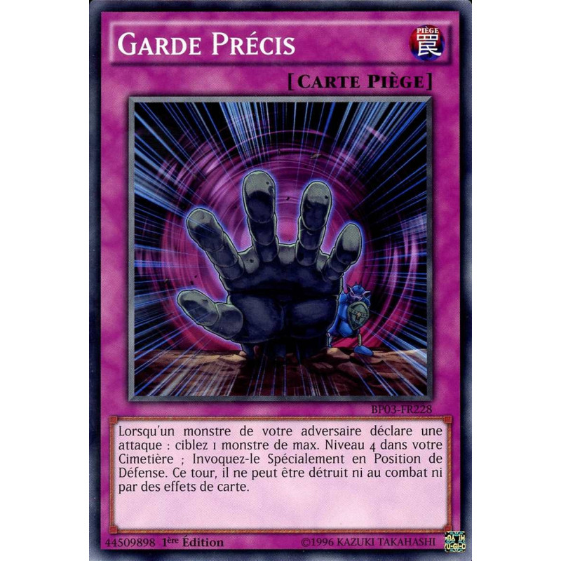 Yu-Gi-Oh-TCG-BP03-FR228-R-Garde-Pr-cis-Battle-Pack-3-La-Ligue-des-Monstres
