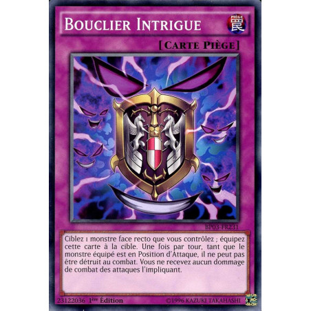Yu-Gi-Oh-TCG-BP03-FR231-R-Bouclier-Intrigue-Battle-Pack-3-La-Ligue-des-Monstres