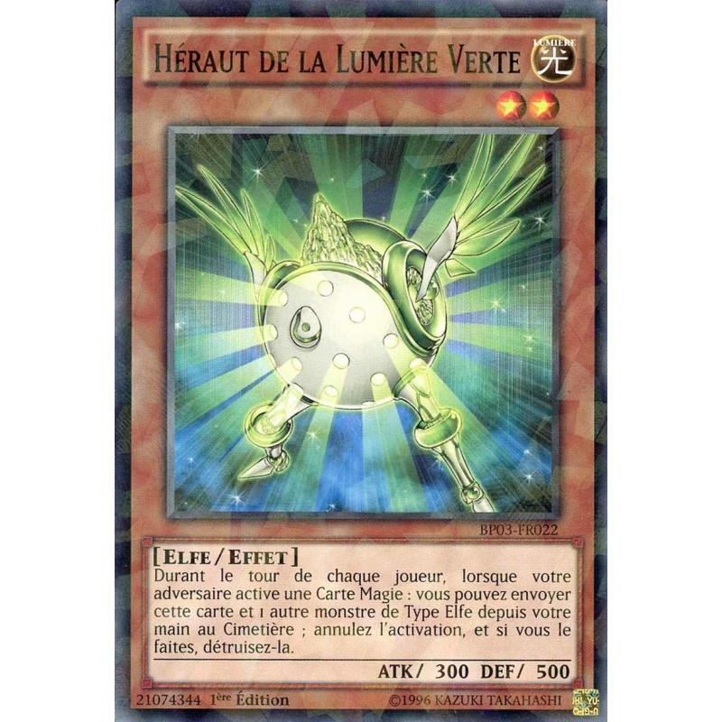 Yu-Gi-Oh-TCG-SH-BP03-FR022-SH-H-raut-de-la-Lumi-re-Verte-Battle-Pack-3-La-Ligue-des-Monstres
