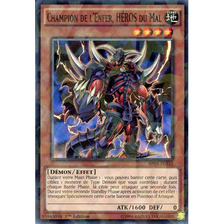 Yu-Gi-Oh-TCG-SH-BP03-FR032-SH-Champion-de-l-Enfer-H-ROS-du-Mal-Battle-Pack-3-La-Ligue-des-Monstres