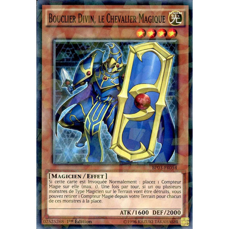 Yu-Gi-Oh-TCG-SH-BP03-FR054-SH-Bouclier-Divin-le-Chevalier-Magique-Battle-Pack-3-La-Ligue-des-Monstres