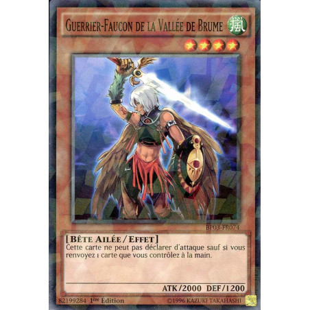 Yu-Gi-Oh-TCG-SH-BP03-FR074-SH-Guerrier-Faucon-de-la-Vall-e-de-Brume-Battle-Pack-3-La-Ligue-des-Monstres