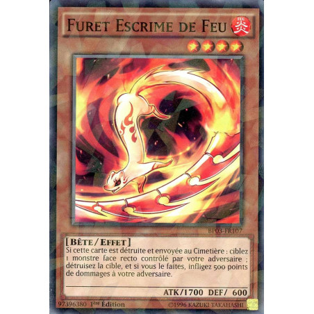 Yu-Gi-Oh-TCG-SH-BP03-FR107-SH-Furet-Escrime-de-Feu-Battle-Pack-3-La-Ligue-des-Monstres