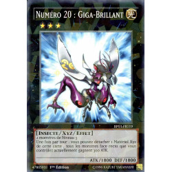 Yu-Gi-Oh-TCG-SH-BP03-FR119-SH-Num-ro-20-Giga-Brillant-Battle-Pack-3-La-Ligue-des-Monstres