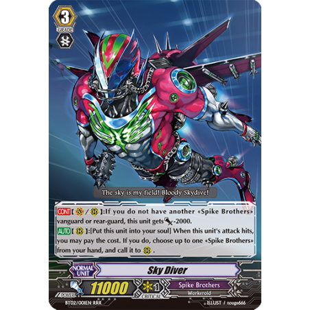 Vanguard_TCG_card_BT02_001EN_RRR_Sky_Diver_Onslaught_of_Dragon_Souls
