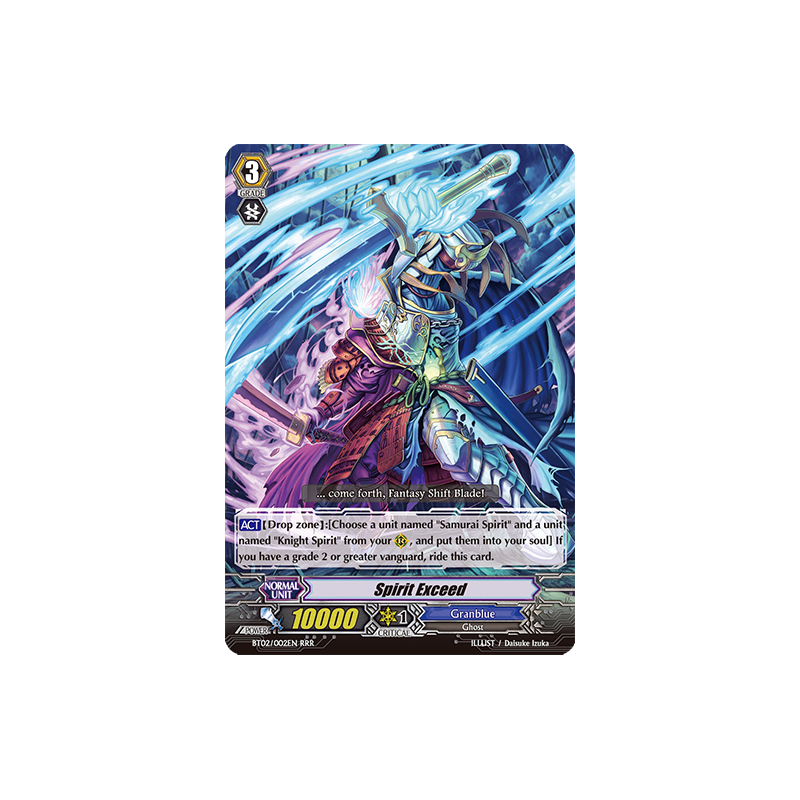 Vanguard_TCG_card_BT02_002EN_RRR_Spirit_Exceed_Onslaught_of_Dragon_Souls
