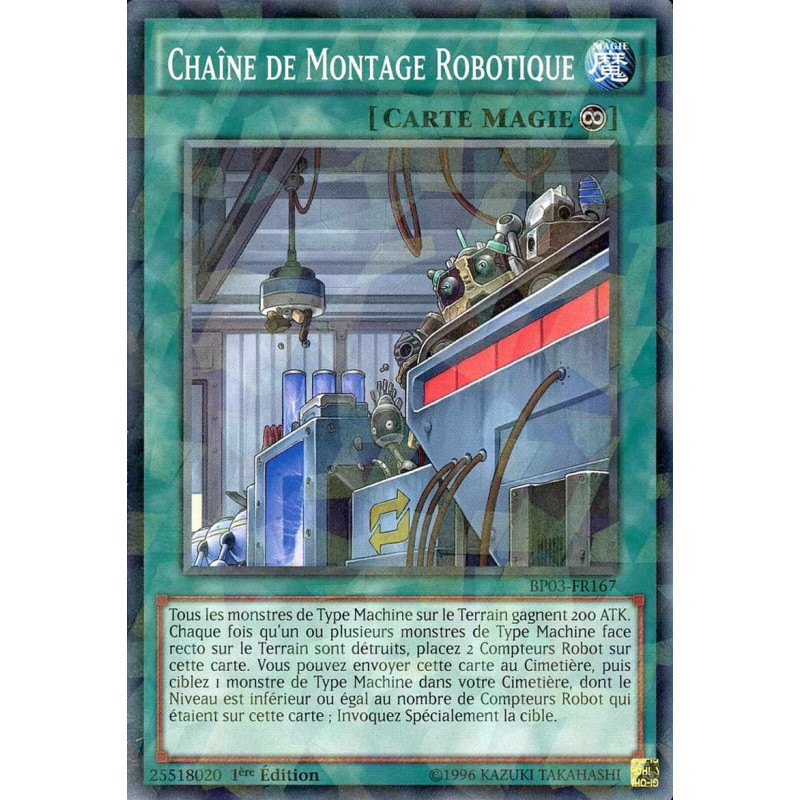 Yu-Gi-Oh-TCG-SH-BP03-FR167-SH-Cha-ne-de-Montage-Robotique-Battle-Pack-3-La-Ligue-des-Monstres