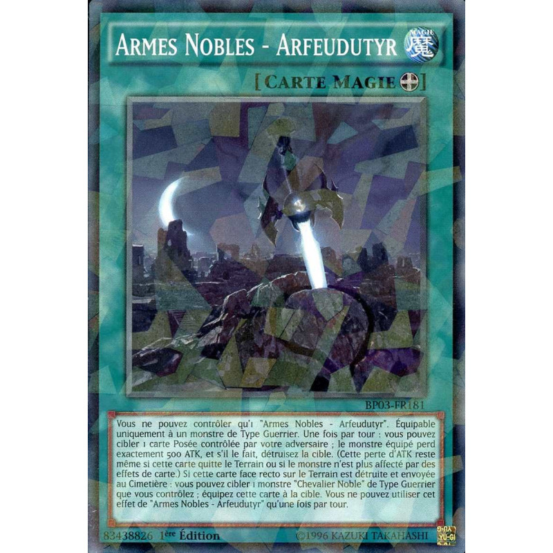Yu-Gi-Oh-TCG-SH-BP03-FR181-SH-Armes-Nobles-Arfeudutyr-Battle-Pack-3-La-Ligue-des-Monstres
