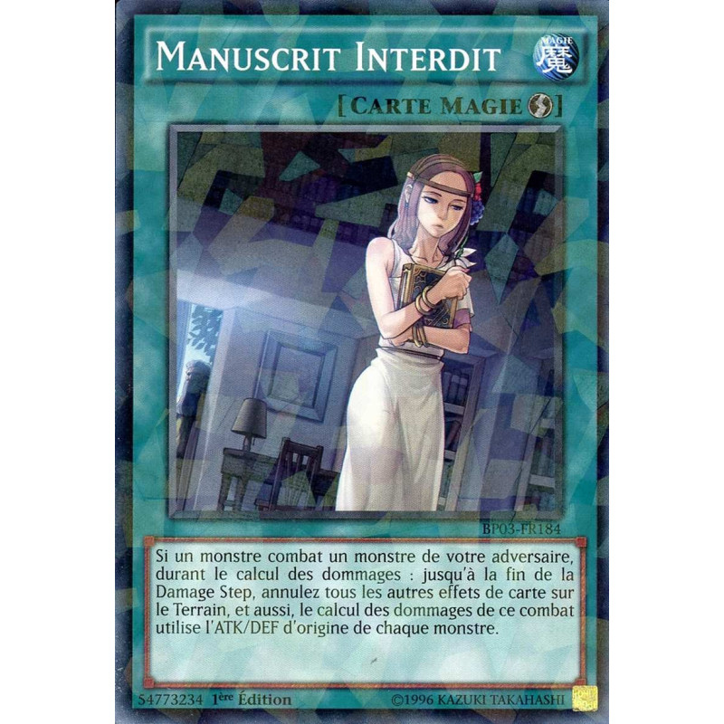 Yu-Gi-Oh-TCG-SH-BP03-FR184-SH-Manuscrit-Interdit-Battle-Pack-3-La-Ligue-des-Monstres