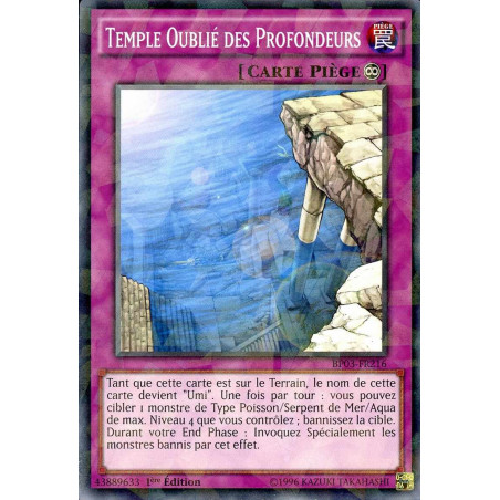 Yu-Gi-Oh-TCG-SH-BP03-FR216-SH-Temple-Oubli-des-Profondeurs-Battle-Pack-3-La-Ligue-des-Monstres