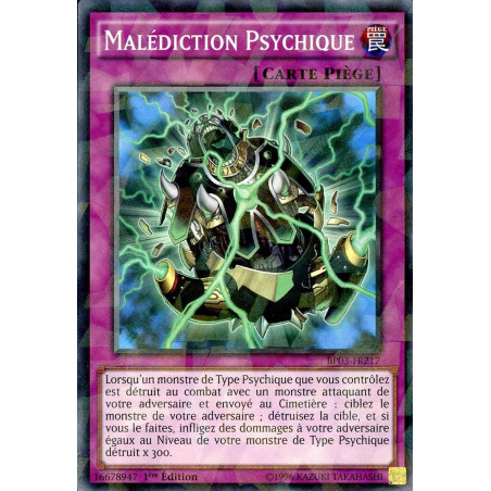 Yu-Gi-Oh-TCG-SH-BP03-FR217-SH-Mal-diction-Psychique-Battle-Pack-3-La-Ligue-des-Monstres