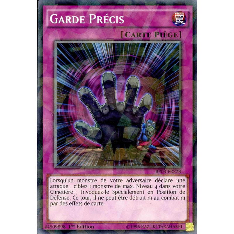 Yu-Gi-Oh-TCG-SH-BP03-FR228-SH-Garde-Pr-cis-Battle-Pack-3-La-Ligue-des-Monstres