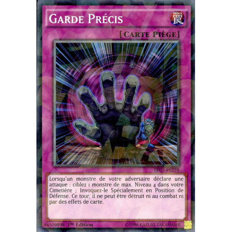 Yu-Gi-Oh-TCG-SH-BP03-FR228-SH-Garde-Pr-cis-Battle-Pack-3-La-Ligue-des-Monstres