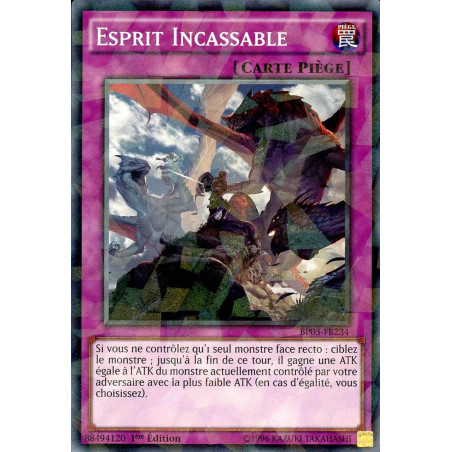 Yu-Gi-Oh-TCG-SH-BP03-FR234-SH-Esprit-Incassable-Battle-Pack-3-La-Ligue-des-Monstres