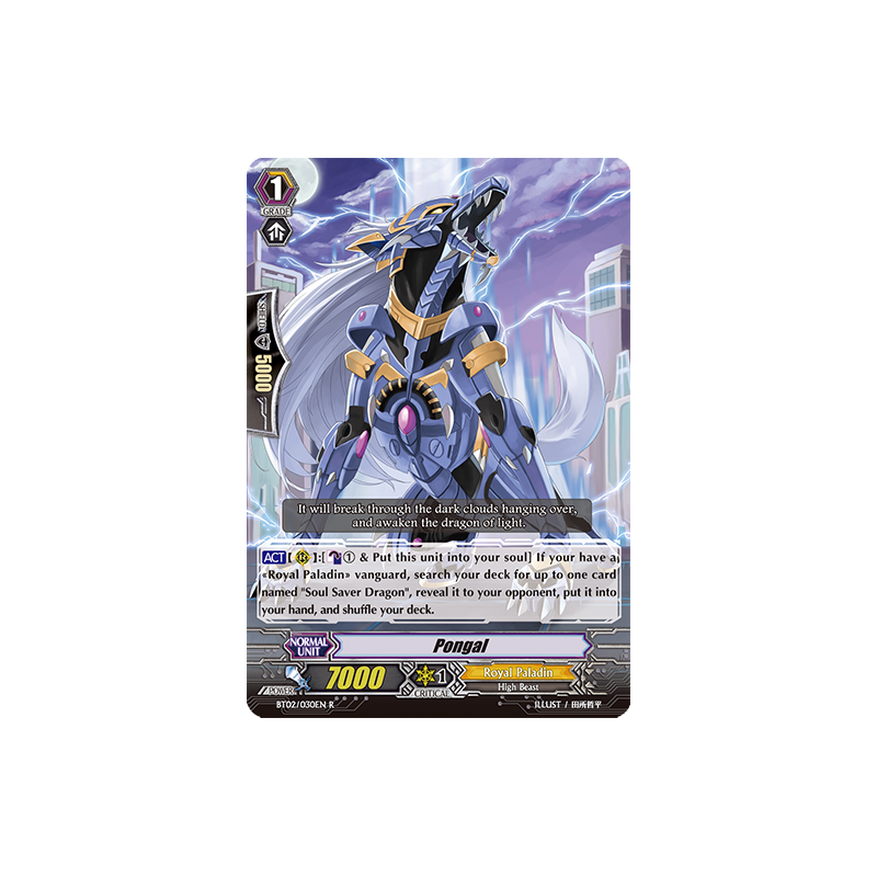 Vanguard_TCG_card_BT02_030EN_R_Pongal_Onslaught_of_Dragon_Souls