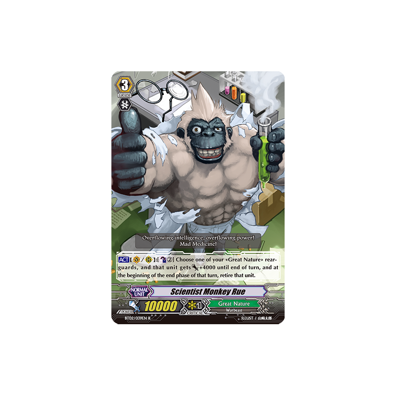Vanguard_TCG_card_BT02_039EN_R_Scientist_Monkey_Rue_Onslaught_of_Dragon_Souls