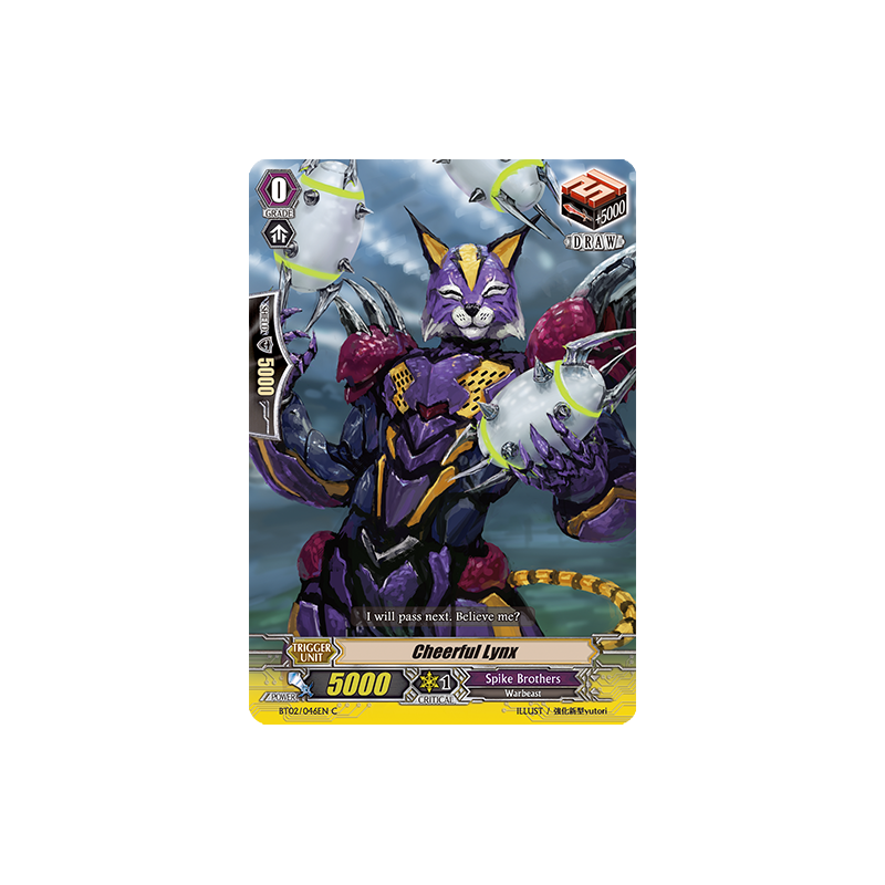 Vanguard_TCG_card_BT02_046EN_C_Cheerful_Lynx_Onslaught_of_Dragon_Souls