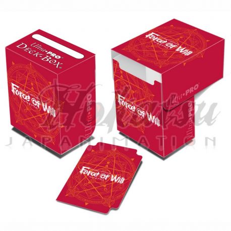 UP - Full View Deck Box - Force of Will - Red Card Back