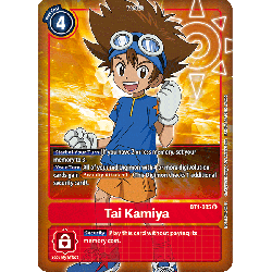 Digimon_TCG_BT1-085_AA_Tai_Kamiya_Alternative_Art_New_Evolution_Card_Game
