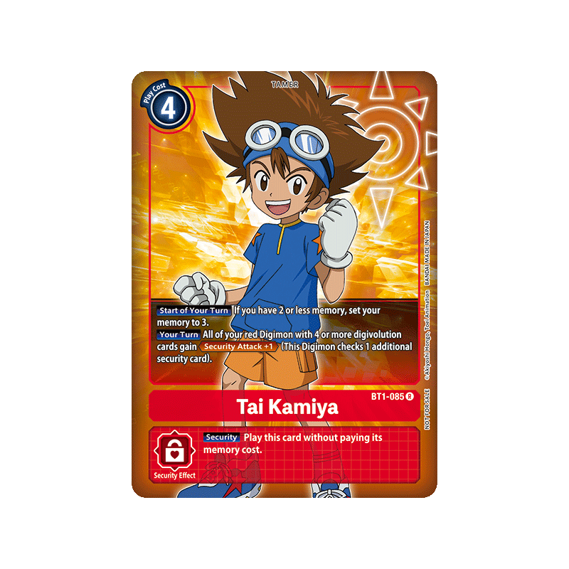 Digimon_TCG_BT1-085_AA_Tai_Kamiya_Alternative_Art_New_Evolution_Card_Game