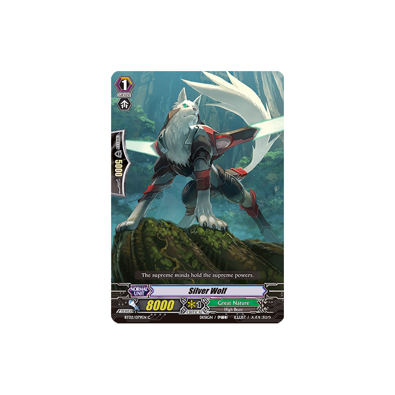 Vanguard_TCG_card_BT02_079EN_C_Silver_Wolf_Onslaught_of_Dragon_Souls