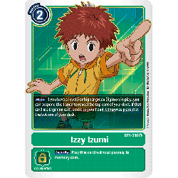 Digimon_TCG_BT1-088_Izzy_Izumi_Rare_New_Evolution_Card_Game