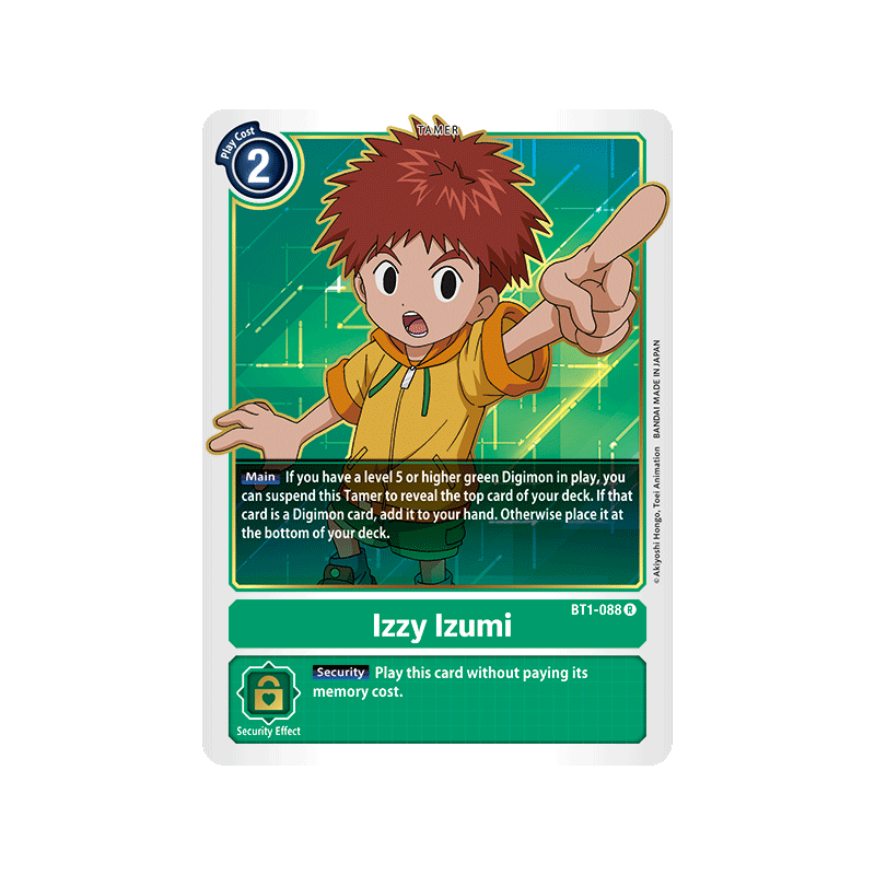 Digimon_TCG_BT1-088_Izzy_Izumi_Rare_New_Evolution_Card_Game