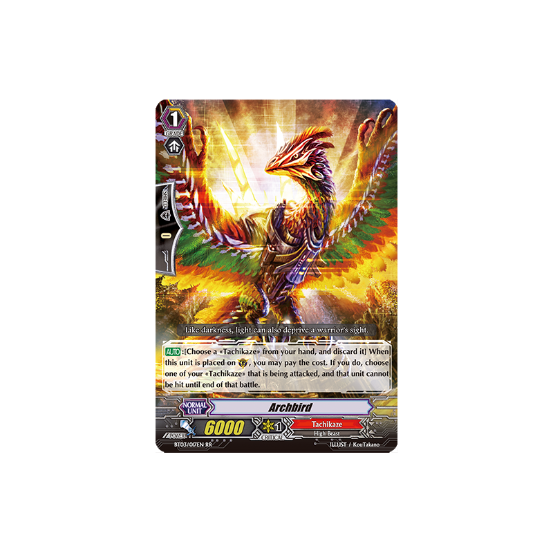 Vanguard_TCG_card_BT03_017EN_RR_Archbird_Demonic_Lord_Invasion