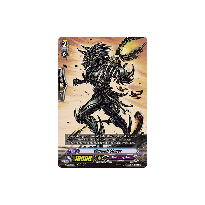 Vanguard_TCG_card_BT03_022EN_R_Werwolf_Sieger_Demonic_Lord_Invasion