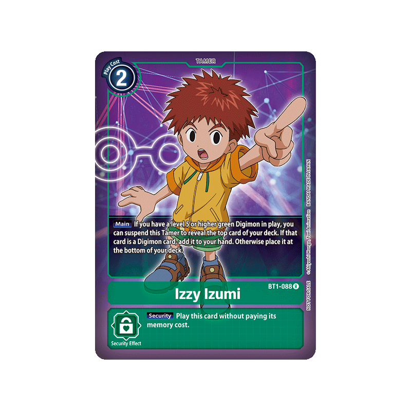 Digimon_TCG_BT1-088_AA_Izzy_Izumi_Alternative_Art_New_Evolution_Card_Game