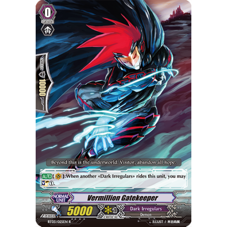 Vanguard_TCG_card_BT03_025EN_R_Vermillion_Gatekeeper_Demonic_Lord_Invasion