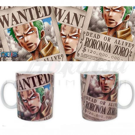 ONE PIECE Mug One Piece Zoro Wanted