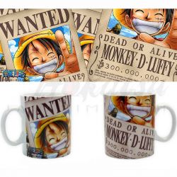 ONE PIECE Mug One Piece Luffy Wanted