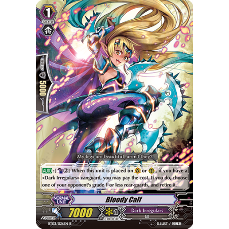 Vanguard_TCG_card_BT03_026EN_R_Bloody_Calf_Demonic_Lord_Invasion