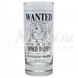 ONE PIECE Verre One Piece Luffy Wanted