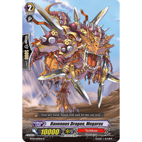 Vanguard_TCG_card_BT03_034EN_R_Ravenous_Dragon_Megarex_Demonic_Lord_Invasion