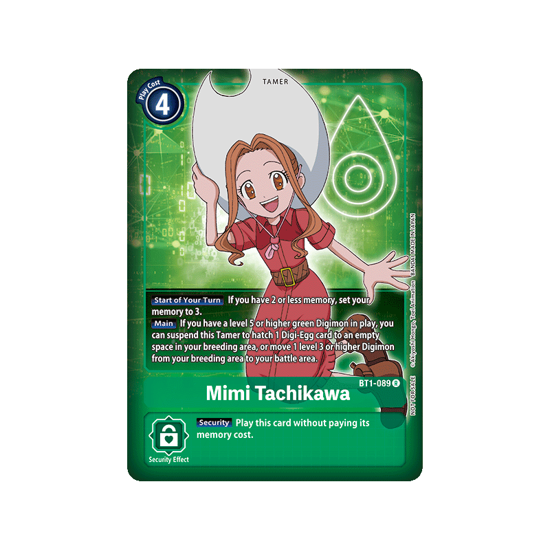 Digimon_TCG_BT1-089_AA_Mimi_Tachikawa_Alternative_Art_New_Evolution_Card_Game