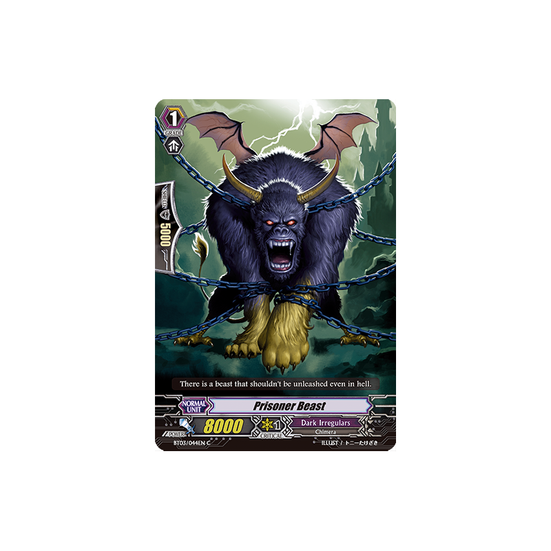 Vanguard_TCG_card_BT03_044EN_C_Prisoner_Beast_Demonic_Lord_Invasion