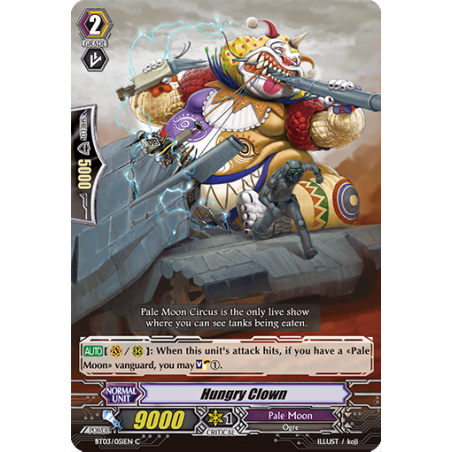 Vanguard_TCG_card_BT03_051EN_C_Hungry_Clown_Demonic_Lord_Invasion