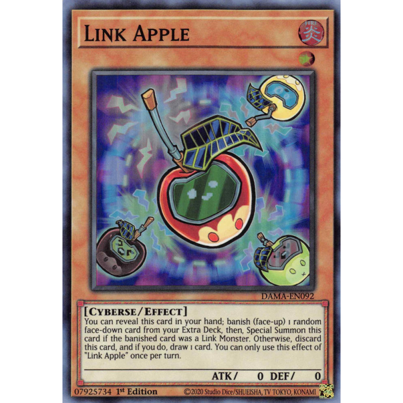 yu-gi-oh-tcg-dama-en092-sr-link-apple-dark-neostorm