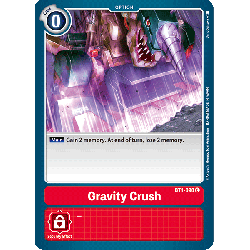 Digimon_TCG_BT1-090_Gravity_Crush_Common_New_Evolution_Card_Game