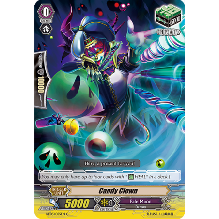 Vanguard_TCG_card_BT03_055EN_C_Candy_Clown_Demonic_Lord_Invasion