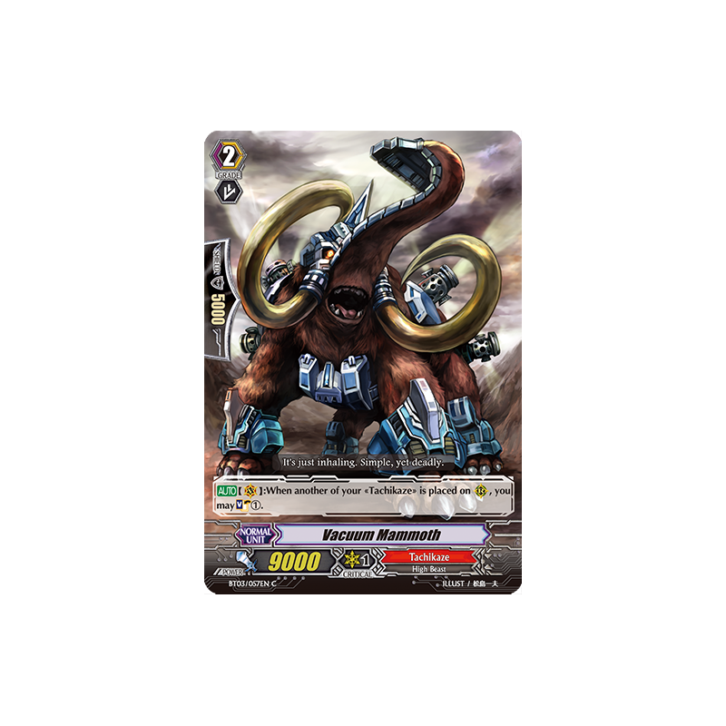 Vanguard_TCG_card_BT03_057EN_C_Vacuum_Mammoth_Demonic_Lord_Invasion