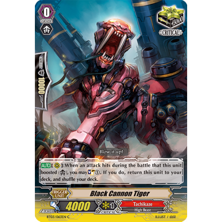 Vanguard_TCG_card_BT03_063EN_C_Black_Cannon_Tiger_Demonic_Lord_Invasion
