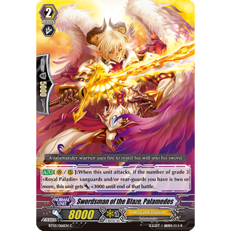 Vanguard_TCG_card_BT03_066EN_C_Swordsman_of_the_Blaze_Palamedes_Demonic_Lord_Invasion