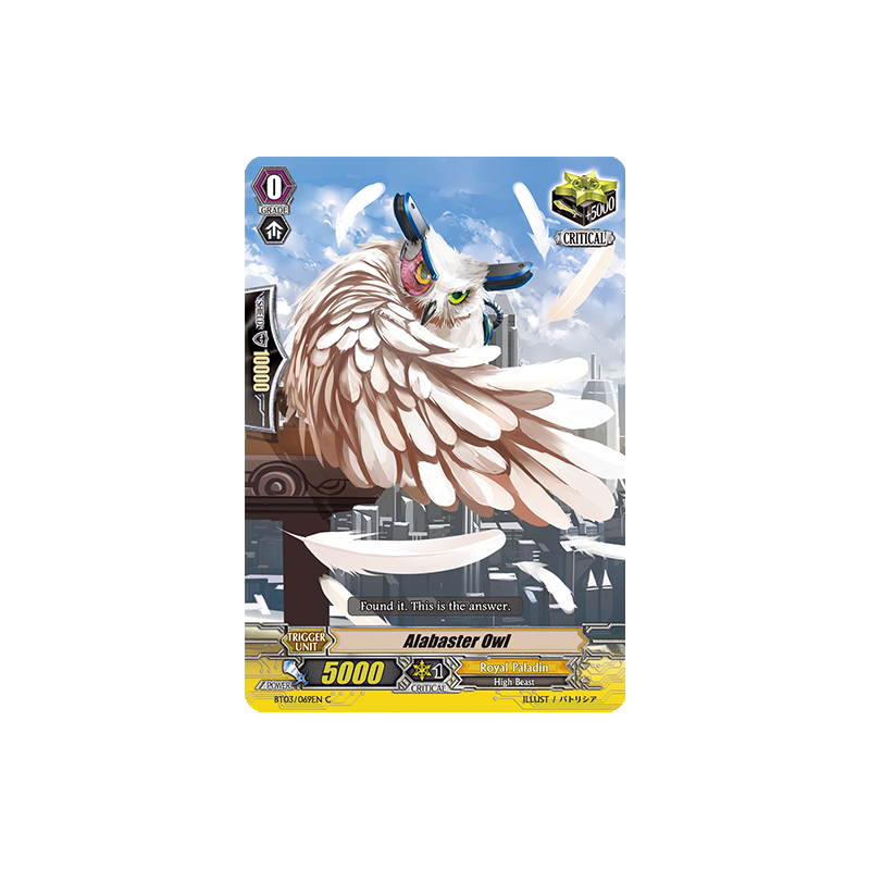 Vanguard_TCG_card_BT03_069EN_C_Alabaster_Owl_Demonic_Lord_Invasion
