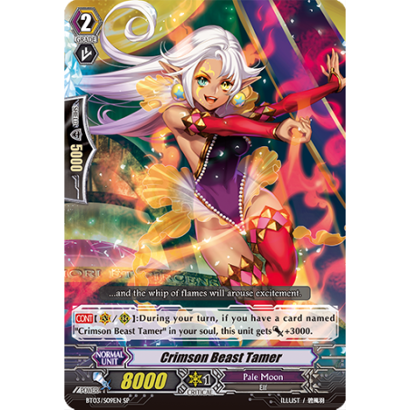Vanguard_TCG_card_BT03_S09EN_SP_Crimson_Beast_Tamer_Demonic_Lord_Invasion