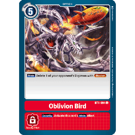 Digimon_TCG_BT1-094_Oblivion_Bird_Common_New_Evolution_Card_Game