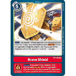 Digimon_TCG_BT1-095_Brave_Shield_Rare_New_Evolution_Card_Game