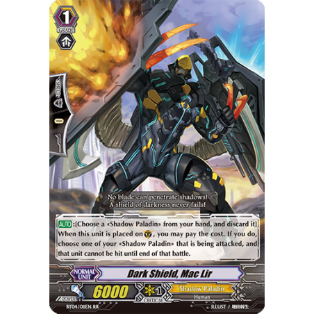 Vanguard_TCG_card_BT04_011EN_RR_Dark_Shield_Mac_Lir_Eclipse_of_Illusionary_Shadows